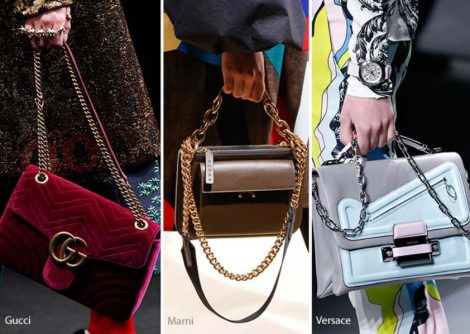 Moda Borse autunno inverno 2016 2017 Borse con catene