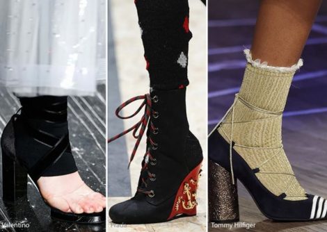 Scarpe e stivali stringati Moda inverno 2016 2017