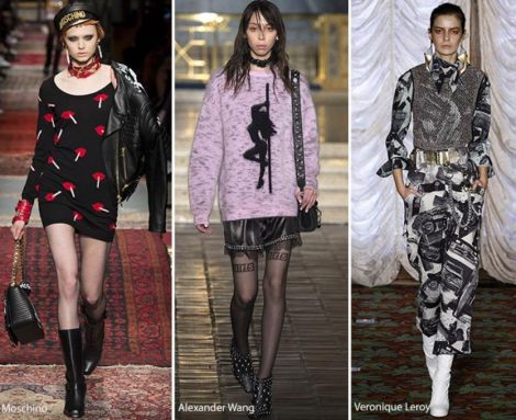 Stampe pop art Tendenze Moda inverno 2016 2017