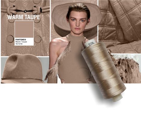 Warm Taupe Colore moda abbigliamento inverno 2016 2017