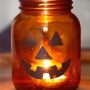 Barattoli spaventosi per Halloween Fai da te