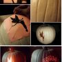 Zucca decorata per Halloween