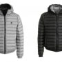 Caldo piumino reversibile Refrigiwear inverno 2017 uomo prezzo 295 euro Mod stripes grigio e nero