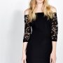 Tubino nero con maniche di pizzo Liu Jo autunno inverno 2016 2017 prezzo 175 euro