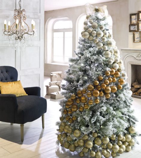 Albero di Natale 2016 White Silver e Gold