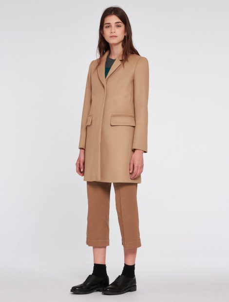 Cappotto cammello taglio slim Pennyblack inverno 2016 2017 prezzo 279 euro