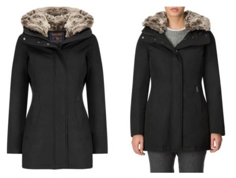 Nuovo Bolulder Parka Eco Fur sfiancato Woolrich inverno 2017 prezzo 529 euro