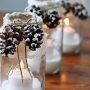 Vasetti decorati per Natale