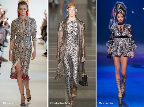 Fantasia animalier moda primavera estate 2017