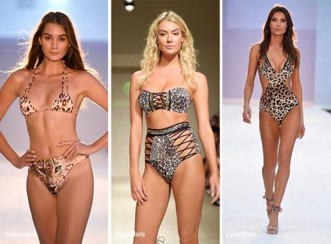 Moda costumi da bagno estate 2017 fantasia animalier