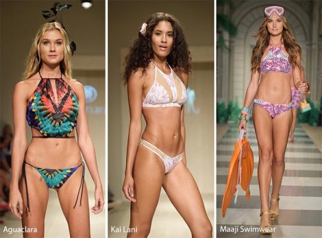 Moda costumi da bagno estate 2017 scollo Americana