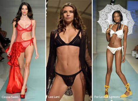 Moda costumi da bagno estate 2017 stile lingerie