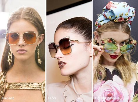 Occhiali da sole glam estate 2017