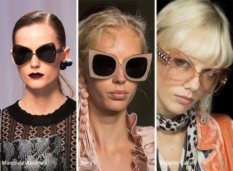 Occhiali da sole modello a farfalla estate 2017