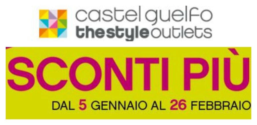 Outlet Castelguelfo Saldi invernali 2017