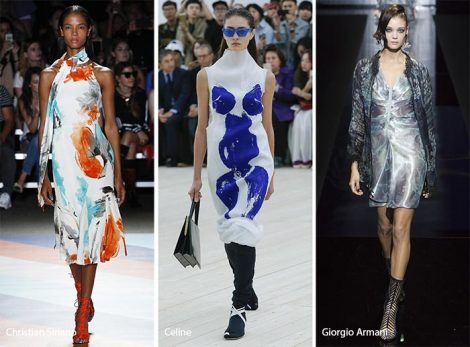 Stampe e disegni ad acquerello moda abbigliamento estate 2017