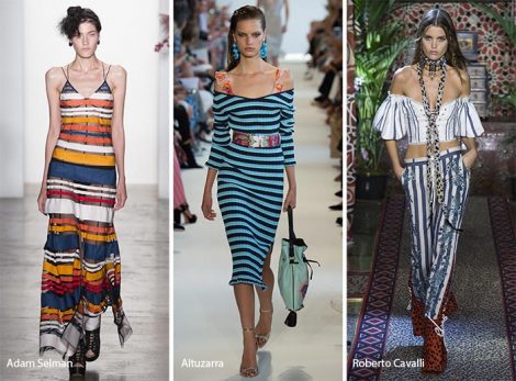 Stampe moda primavera estate 2017 Le righe