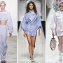 Stampe moda primavera estate 2017 Le righe stile pigiama