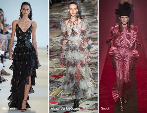 Tendenze Moda primavera estate 2017 Balze e rouches