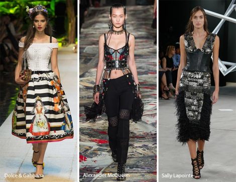 Tendenze Moda primavera estate 2017 I corsetti bustini