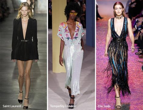 Tendenze Moda primavera estate 2017 Profonde scollature a V