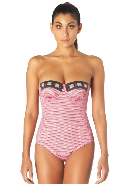 Costume intero a fascia Parah estate 2017 linea Indian