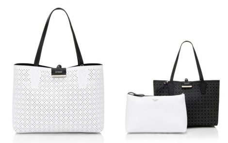Nuova Borsa Guess Bobbi reversibile primavera estate 2017 prezzo 130 euro