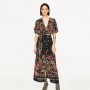 Abito lungo stampa floreale Zara prezzo 49 95 euro