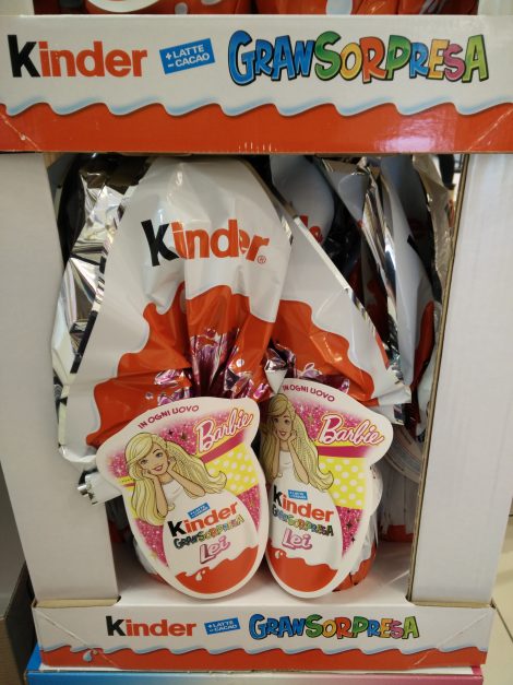 Uova di Pasqua Kinder 2017 Lei Barbie