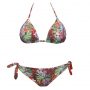 Bikini a triangolo stampa tropicale