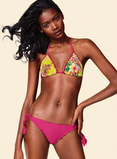Bikini con reggiseno a triangolo Benetton estate 2017