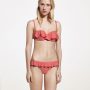 Costume con reggiseno a fascia con volant Oysho estate 2017