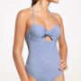 Costume intero Oysho con righine