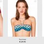 Reggiseni a fascia e slip costumi Benetton estate 2017
