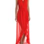 Abito lungo rosso estivo Rinascimento prezzo 99 euro