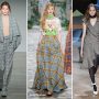 Stampe a quadri moda abbigliamento donna autunno inverno 2017 2018
