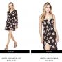 Abiti stampa floreale Guess inverno 2017 2018