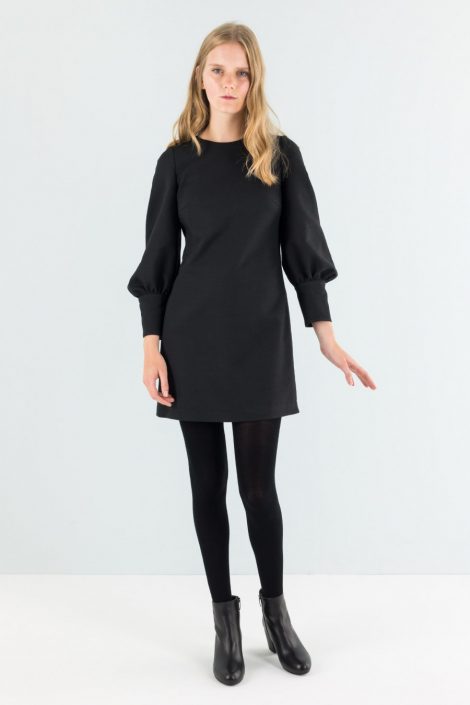 Abito elegante Lazzari a maniche lunghe collezione autunno inverno 2017 2018 prezzo 145 euro