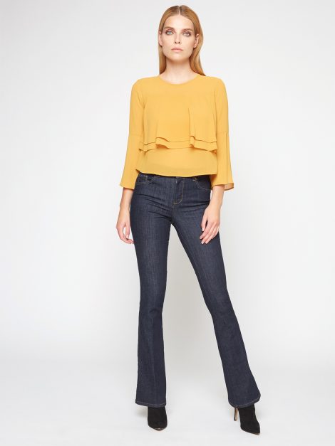 Jeans a campana Motivi collezione autunno inverno 2017 2018