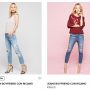 Jeans con strappi Motivi