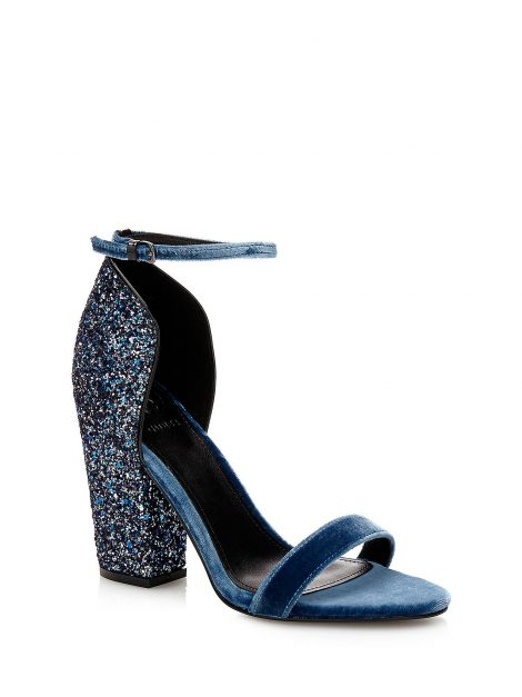 Sandali in velluto e glitter Guess inverno 2017 2018