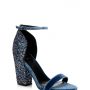 Sandali in velluto e glitter Guess inverno 2017 2018