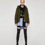 Parka corto Zara inverno 2017 2018 prezzo 59 95 euro