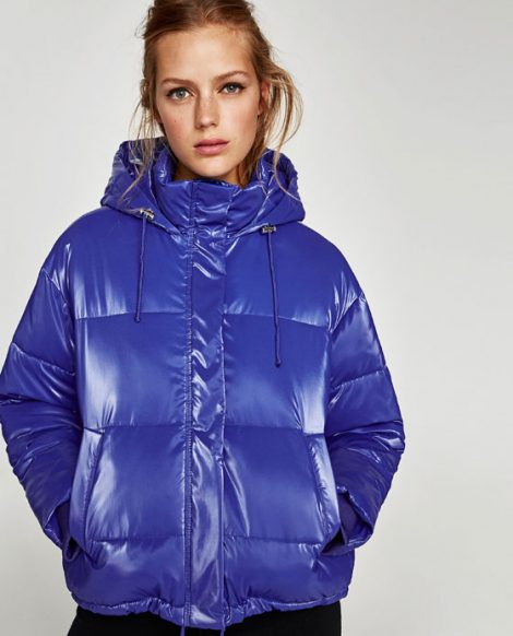 Piumino donna Zara inverno 2018 prezzo 59 95 euro
