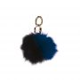 Pom Pom portachiavi o Bag inverno 2017 2018 blu e nero