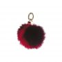Pom Pom portachiavi o Bag inverno 2017 2018 bordeuax fucsia melanzana