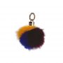 Pom Pom portachiavi o Bag inverno 2017 2018 giallo bluette melanzana