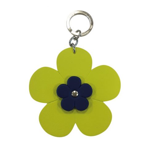 Portachiavi O bag a forma di Fiore colore Lime