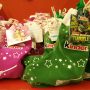 Nuove Calze della Befana Kinder 2018 rosa e verde Masha e Orso e Turtles