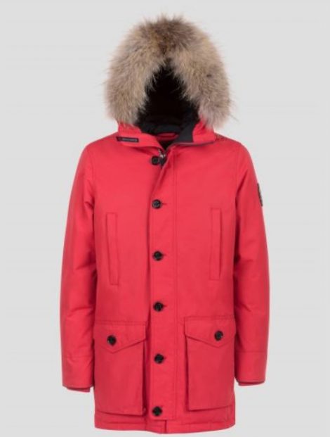 Parka Museum Uomo Ontario Inverno 2017 2018 Rosso